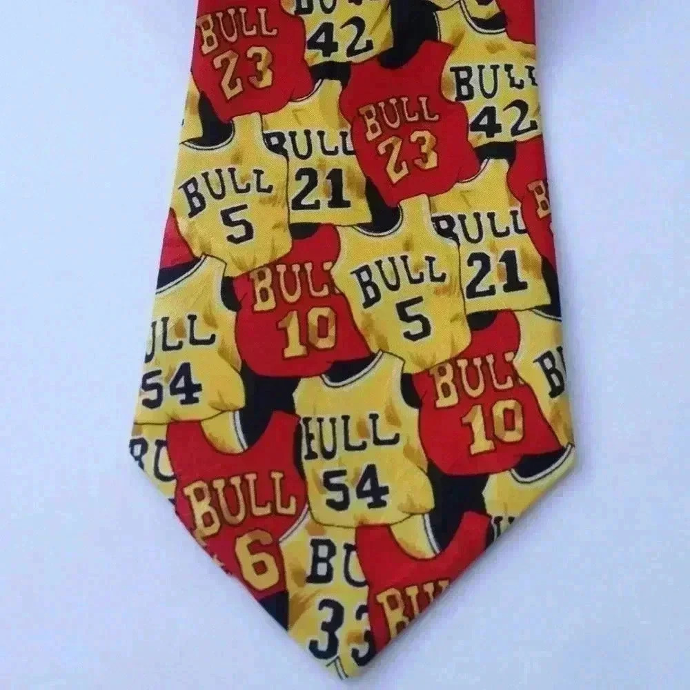 DUOMO MILANO - CHICAGO BULLS - Silk Tie - 56" x 4"